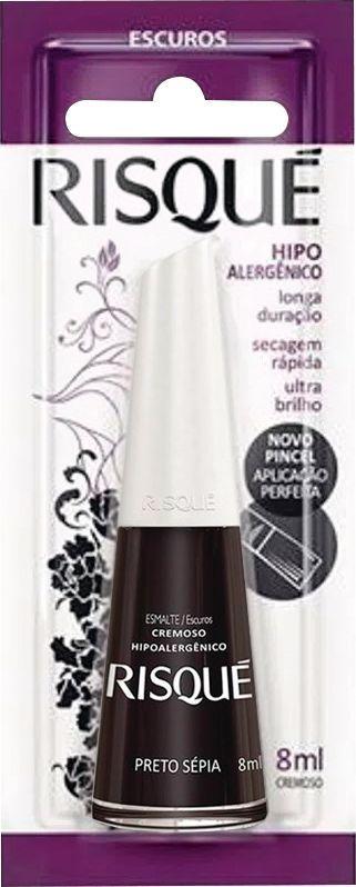 ESM RISQUE BL 8ML CREM PRETO SEPIA (144)