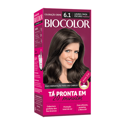TINT BIOCOLOR 6.1 MK LOURO CINZA ESC 20MIN (12)
