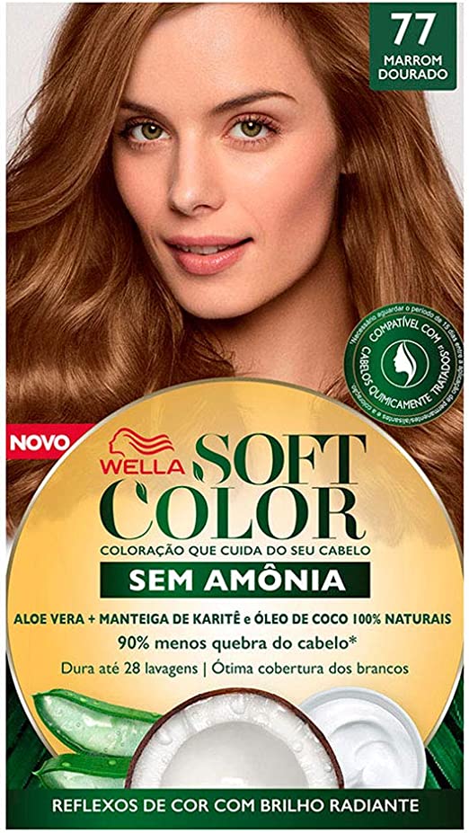 TINTURA SOFT COLORAMA 0077 MARROM DOURADO (12)