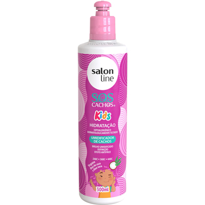 UMIDIFICADOR SALON LINE 300ML KIDS CACHOS SOS HIDRATACAO (6)