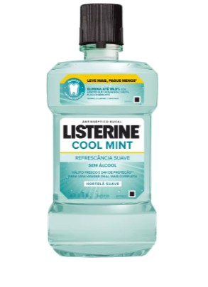 ANTISSEPTICO BUCAL LISTERINE 500ML COOL MINT ZERO ALCOOL L+P- (12)