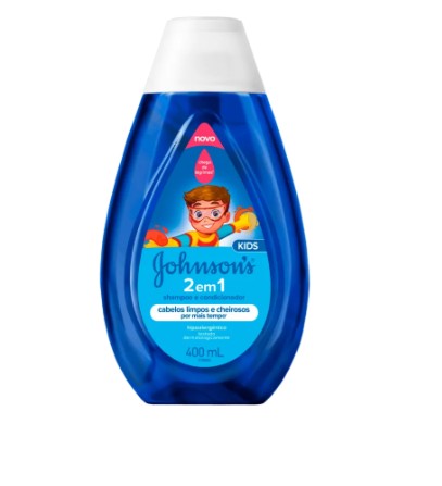 SHAMPOO JOHNSON BABY 400ML 2 EM 1 (12)