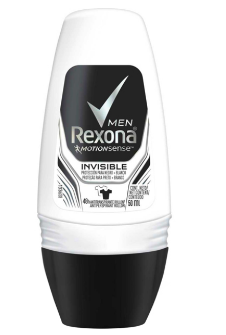 DES REXONA ROLL ON 50ML MASC INVISIBLE (12)
