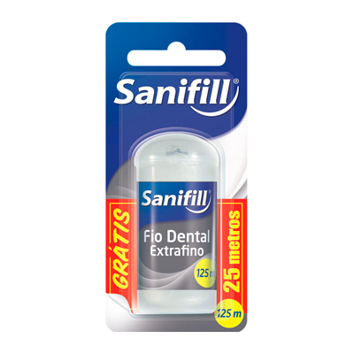 FIO DENTAL SANIFILL 125M EXTRA FINO L+P- (48)