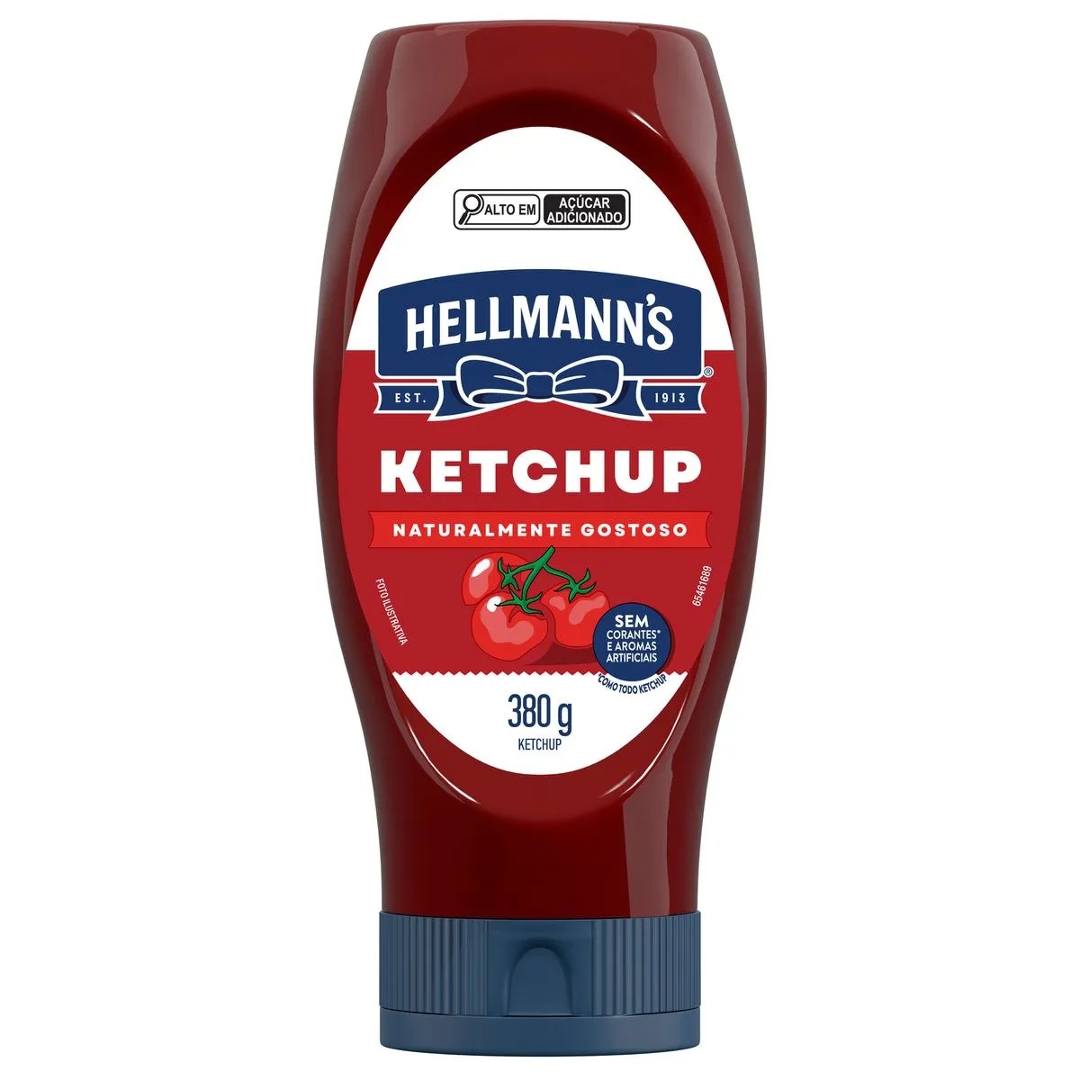 KETCHUP HELLMANNS 380G TRAD LV24PG22 (24)