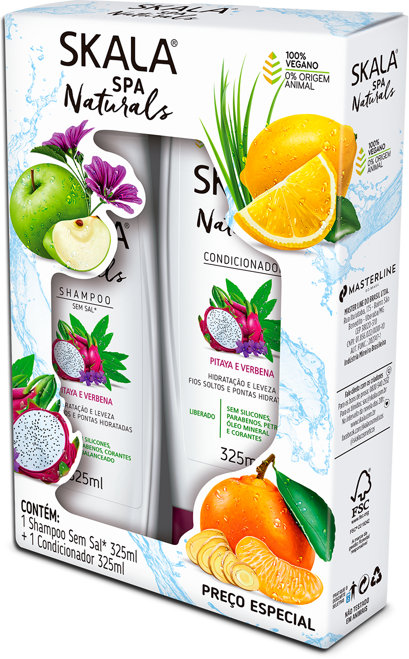KIT SKALA SH+COND 325ML PITAYA VERBE (6)