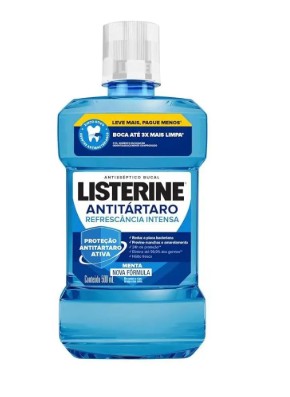 ANTISSEPTICO BUCAL LISTERINE 500ML ANTITARTARO L+P- (12)