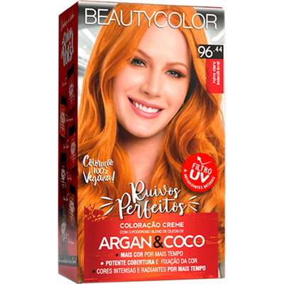 TINT BEAUTY COLOR 96.44 RUIVO CLARO INDECIFRAVEL KIT (12)