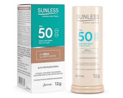 SUNLESS FACIAL STICK 12G BASE MEDIA (12)