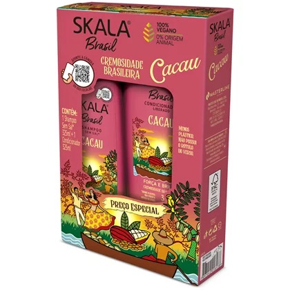 KIT SKALA SH+COND 325ML CACAU (6)
