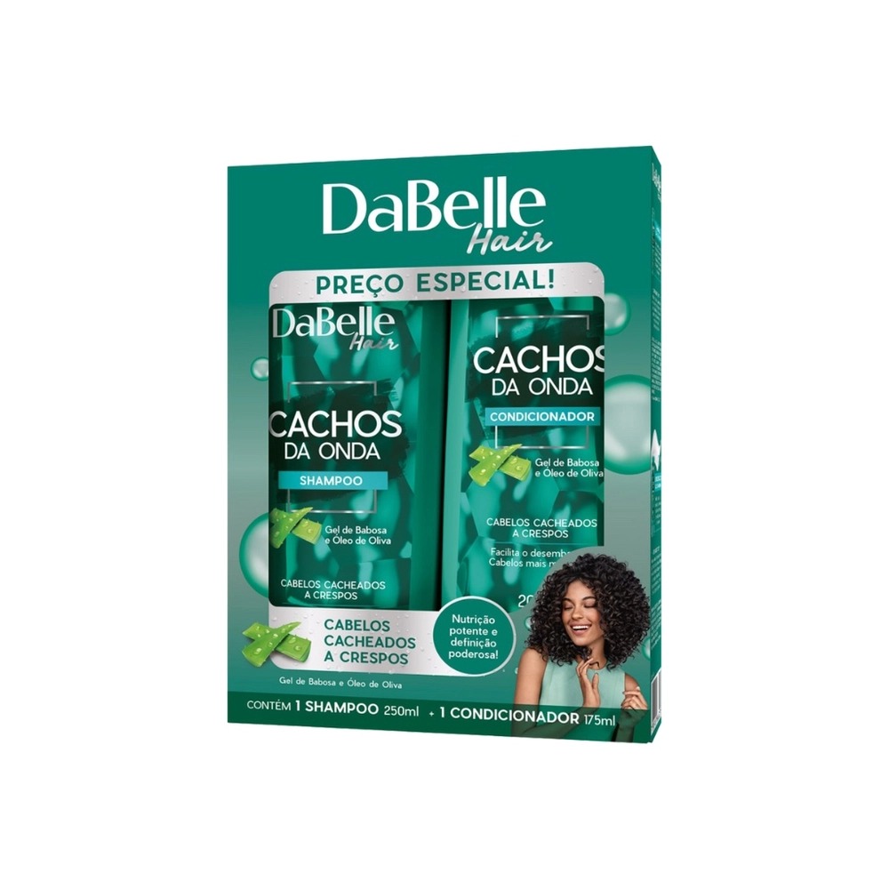 KIT SH 250ML+COND 175ML DABELLE CACHOS ONDA (12)