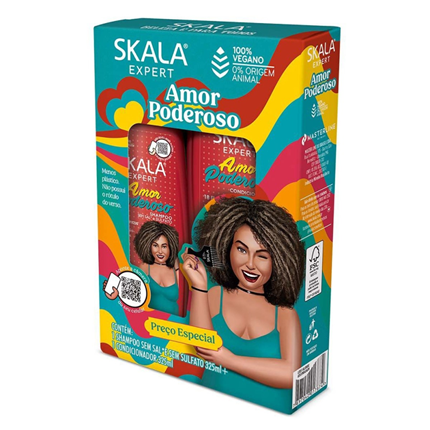 KIT SKALA SHAMPOO+CONDICIONADOR 325ML VEGANA (6)