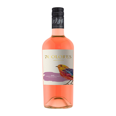 BEBIDAS VINHO 7COLORES ROSE 750ML (6)