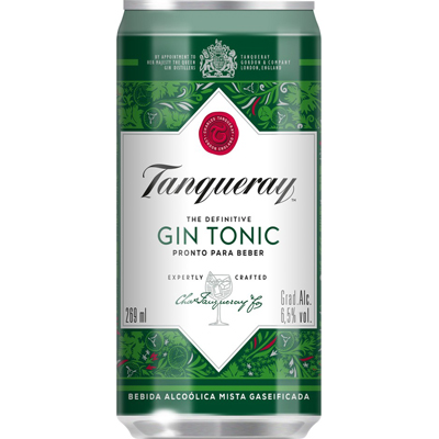 BEB GIN TONIC TANQUERAY NAC 269ML LATA (24)