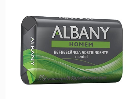 SABONETE ALBANY 85G MASCULINO MENTOL (108)