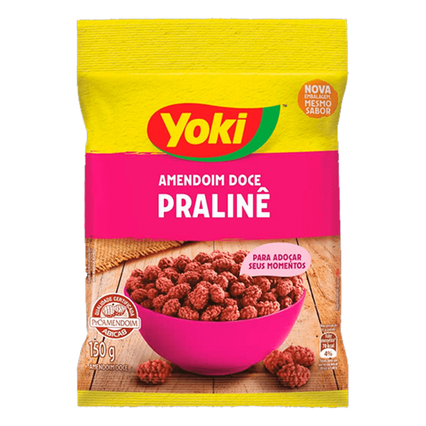 BOMB AMENDOIM YOKI DOCE PRALINE150G (12)