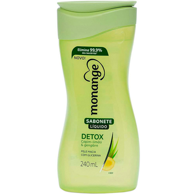 SABONETE LIQUIDO MONANGE 400ML REFIL DETOX (6)