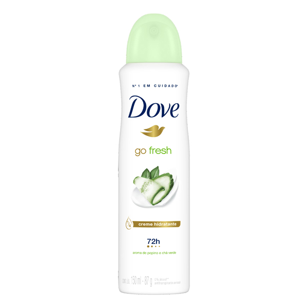 DES DOVE AERO 150ML/87G FEM GO FRESH PEPINO (12)