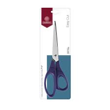 TESOURA MUNDIAL HOBBY FIO LISO  EASY CUT AZUL 19CM 164N 7,1/2 (120)
