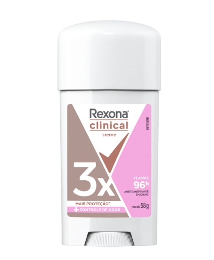DES REXONA STICK 58G FEM CLINICAL CLASSIC(12)