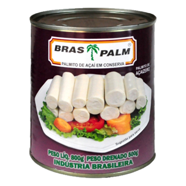 PALMITO ACAI BRASPALM INTEIRO LT 500G (12)