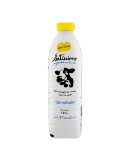 LEITE LEITISSIMO 1L UHT GARRAFA DESNATADO (6)