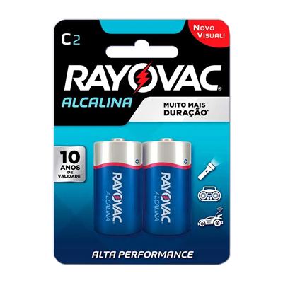PILHA RAYOVAC ALCALINA C 2UN (12)