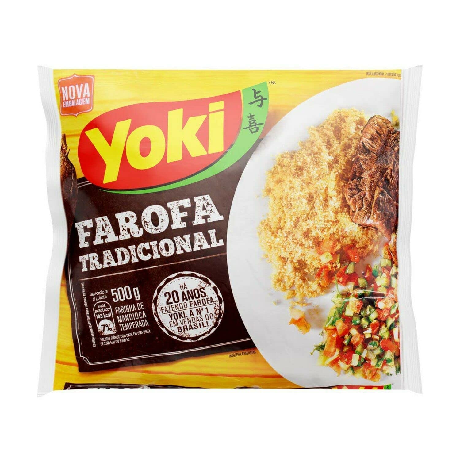 FAROFA MANDIOCA YOKI TRADICIONAL 500G (24)