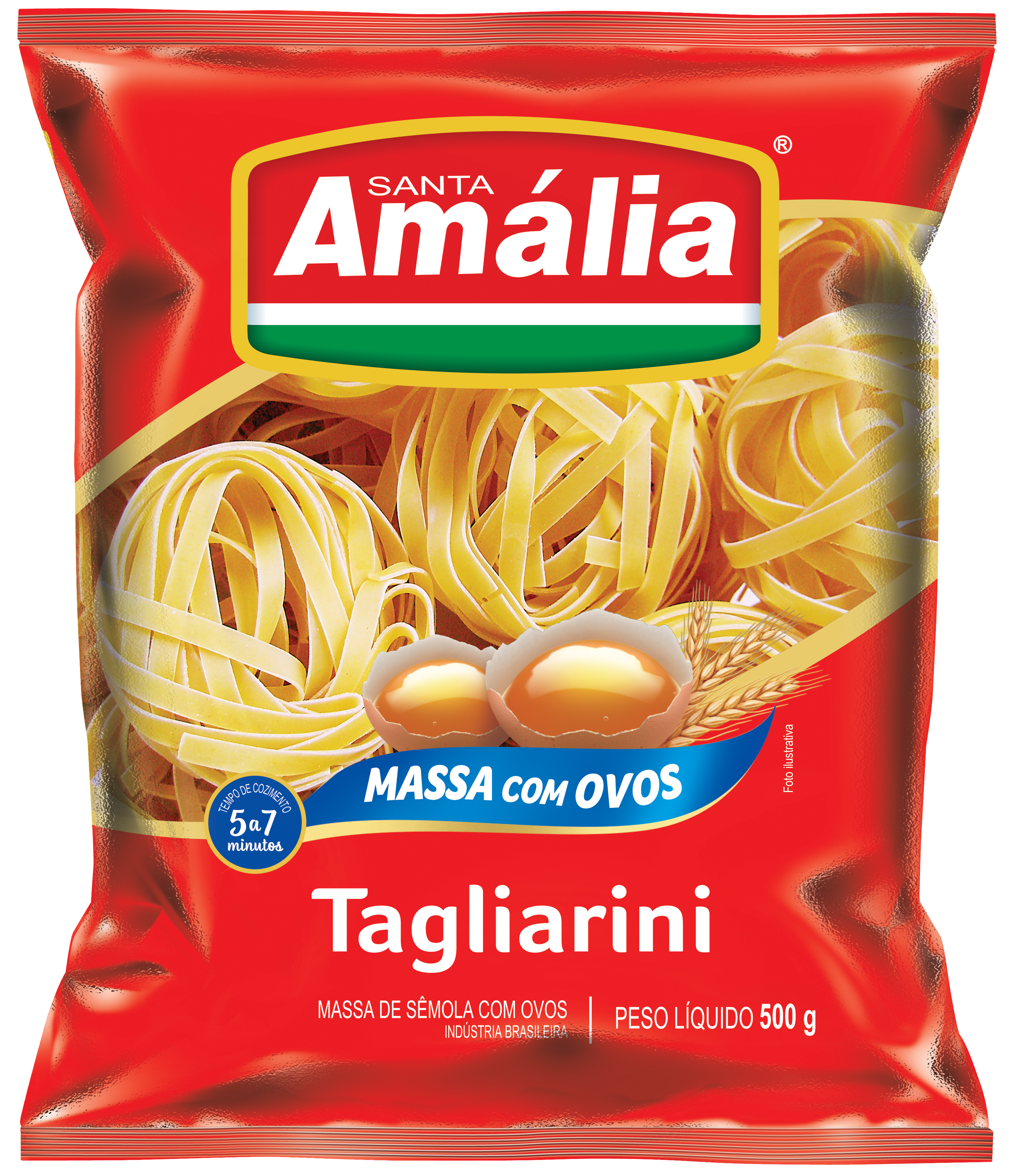 MACARRÃO TAGLIATELLE OVOS STA AMÁLIA 500GX16