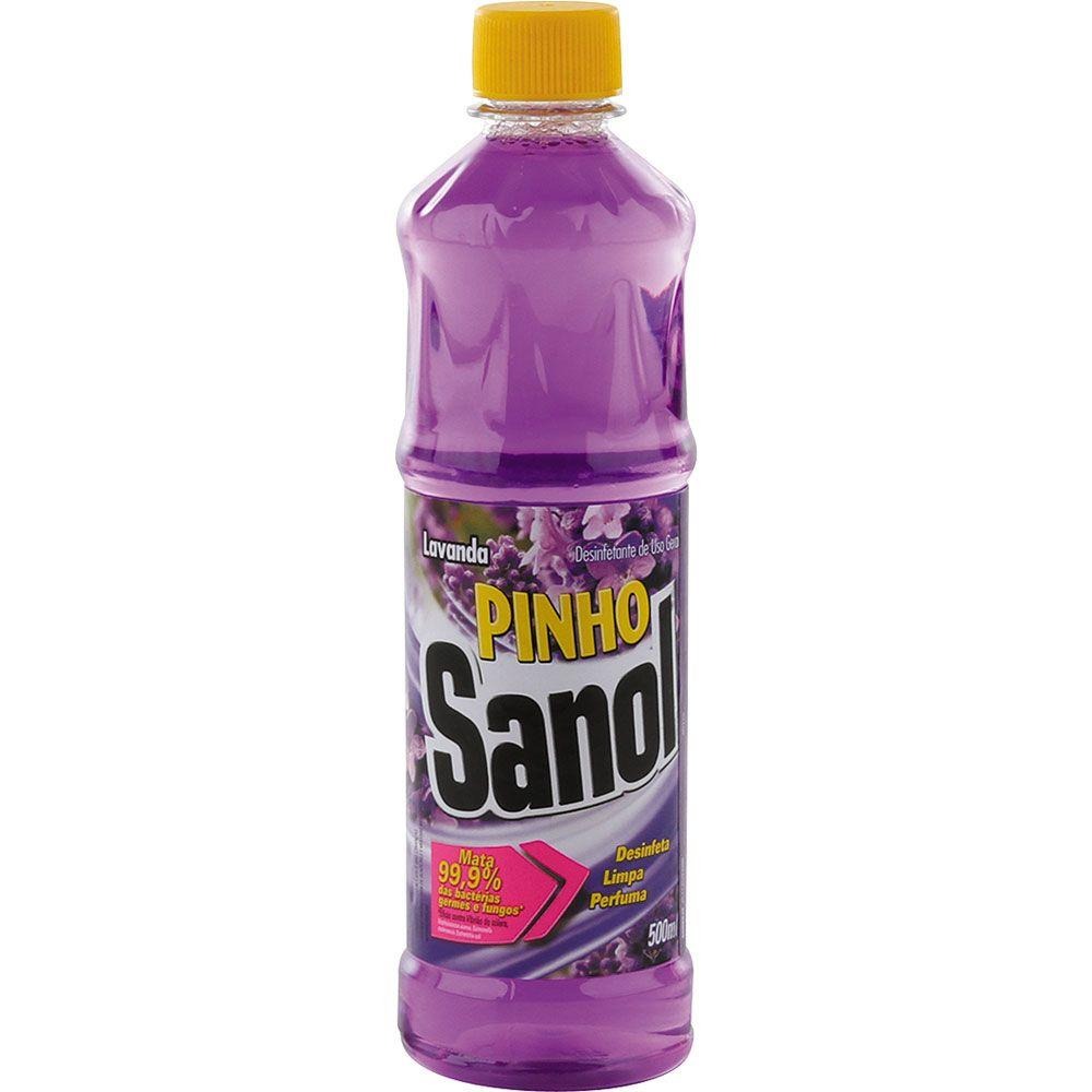 DESINFETANTE PINHO SANOL 500ML LAVANDA (12)