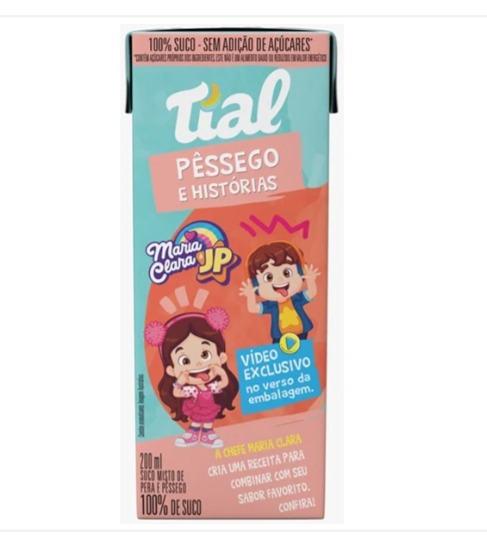 SUCO TIAL 200ML MC & JP PERA C PESSEGO (24)
