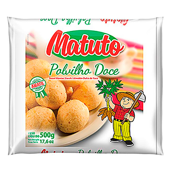 POLVILHO MANDIOCA MATUTO 500G DOCE (20)