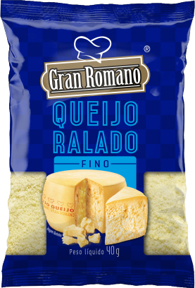 QUEIJO PARMESÃO GRAN ROMANO 40 GR RALADO FINO SACHET (25)