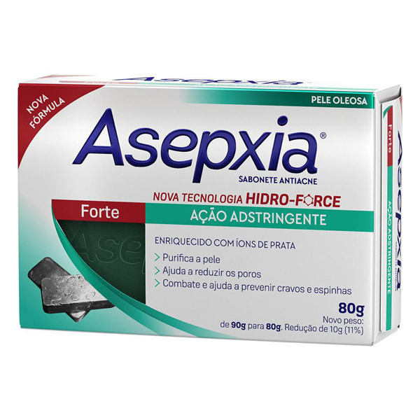 SABONETE ASEPXIA 80GR FORTE (20)