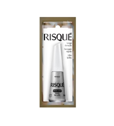ESM RISQUE BL 8ML MET PRATA NA LATA (144)