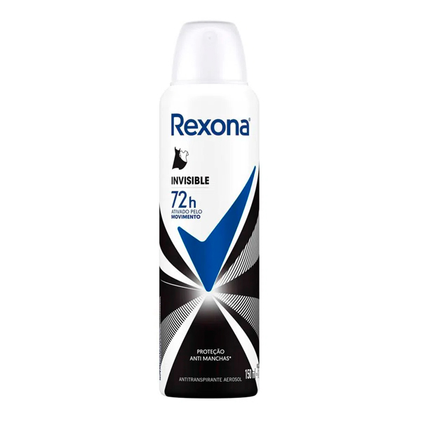 DES REXONA AERO 150ML/90G FEM INVISIBLE (12)