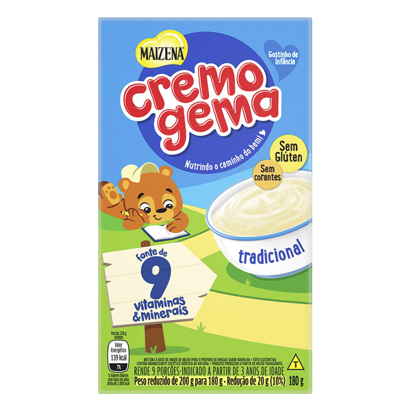 CREMOGEMA MAIZENA 180GR TRAD (48)