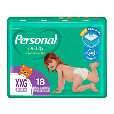 FRALDA PERSONAL PROTECTE JUMBO XG 18UN (12)