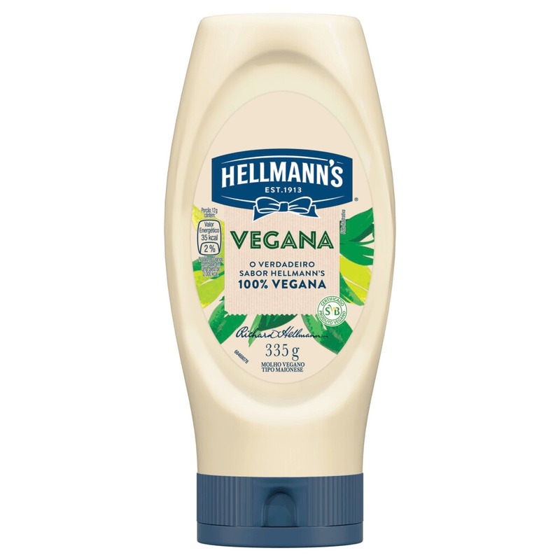 MAIONESE HELLMANNS 335G MOLHO VEGANO SQZ (24)