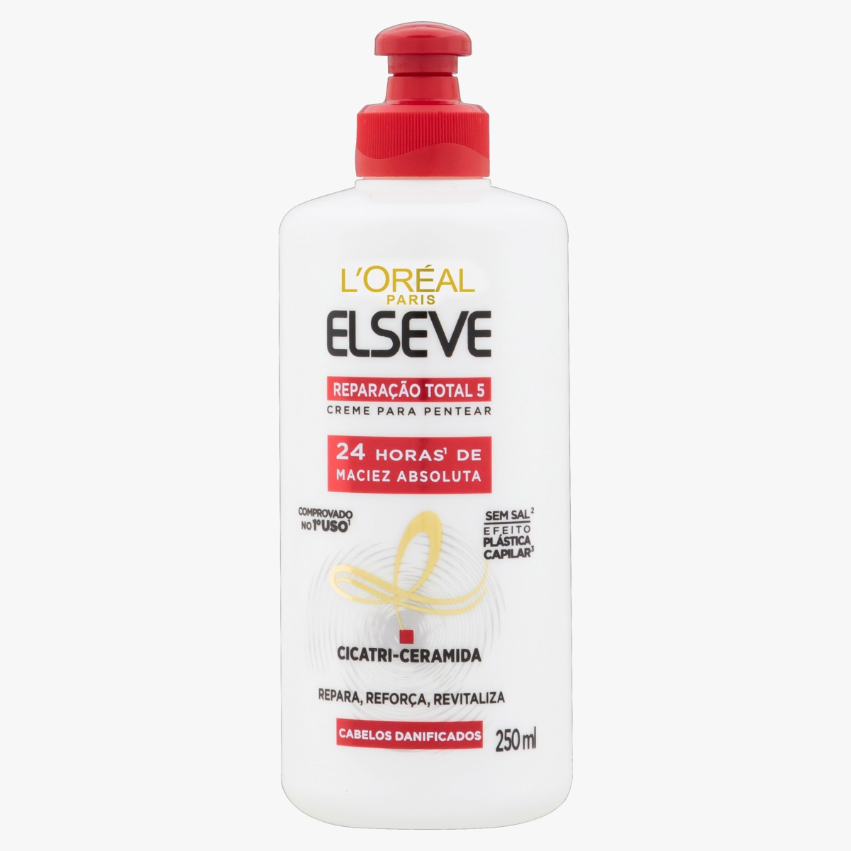 CREME PENTEAR ELSEVE  250ML REPARACAO TOTAL 5+ (12)