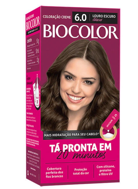 TINT BIOCOLOR 6.0 MK LOURO ESCURO 20MIN (12)