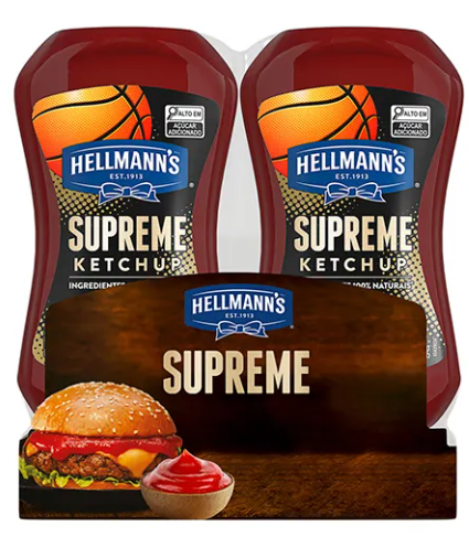 KETCHUP HELLMANNS SUPREME NBA 2X390G (12)