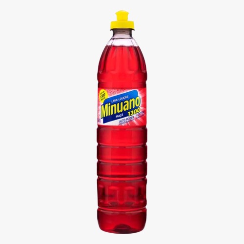 DETERGENTE LIQUIDO MINUANO 500ML MACA (24)