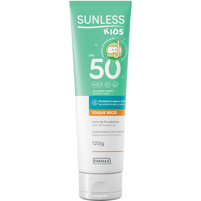 PROTETOR SOLAR SUNLESS FPS50 120G KIDS (12)