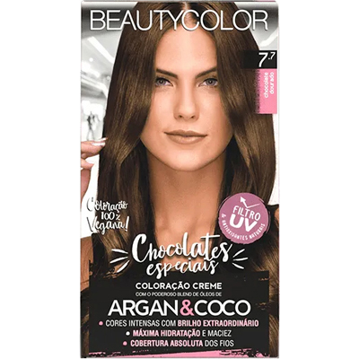 TINT BEAUTY COLOR 7.7 CHOC DOURADO KIT (12)