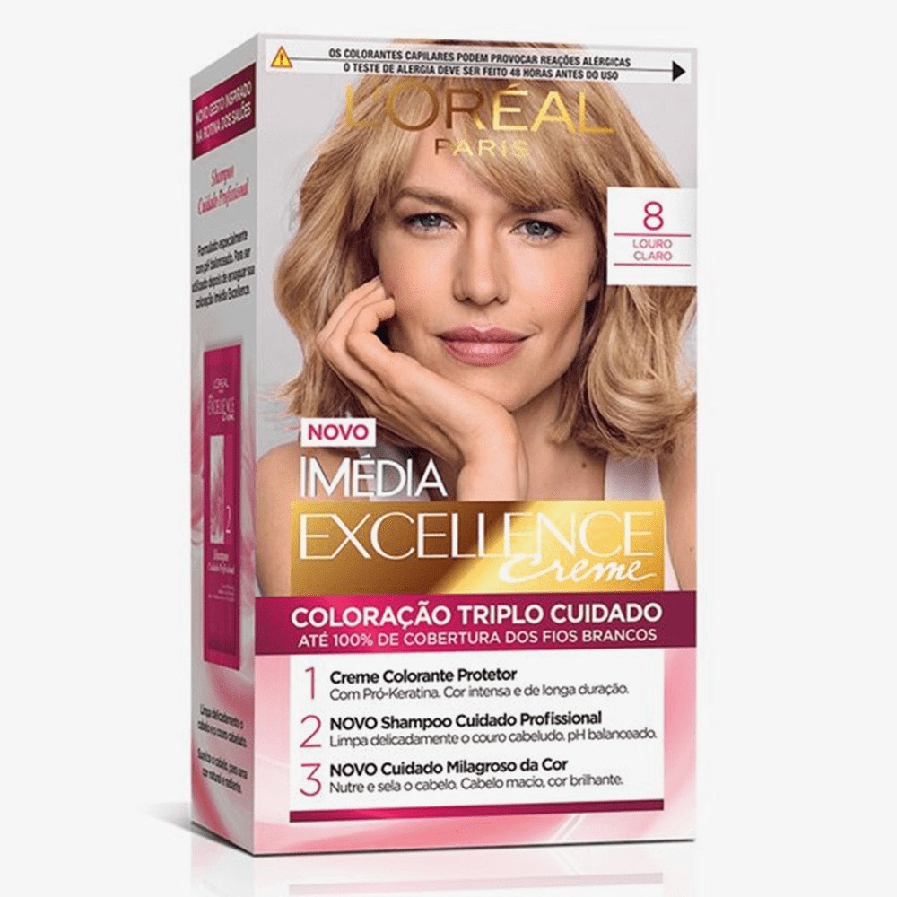 TINT IMEDIA EXCELLENCE CR 8 LOURO CLARO (12)