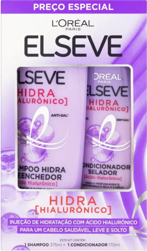 KIT ELSEVE SH 375ML+CO 170ML HIDRA HIALURONICO