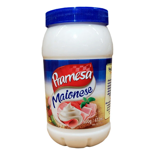 MAIONESE PRAMESA TRADICIONAL PET 500G (24)