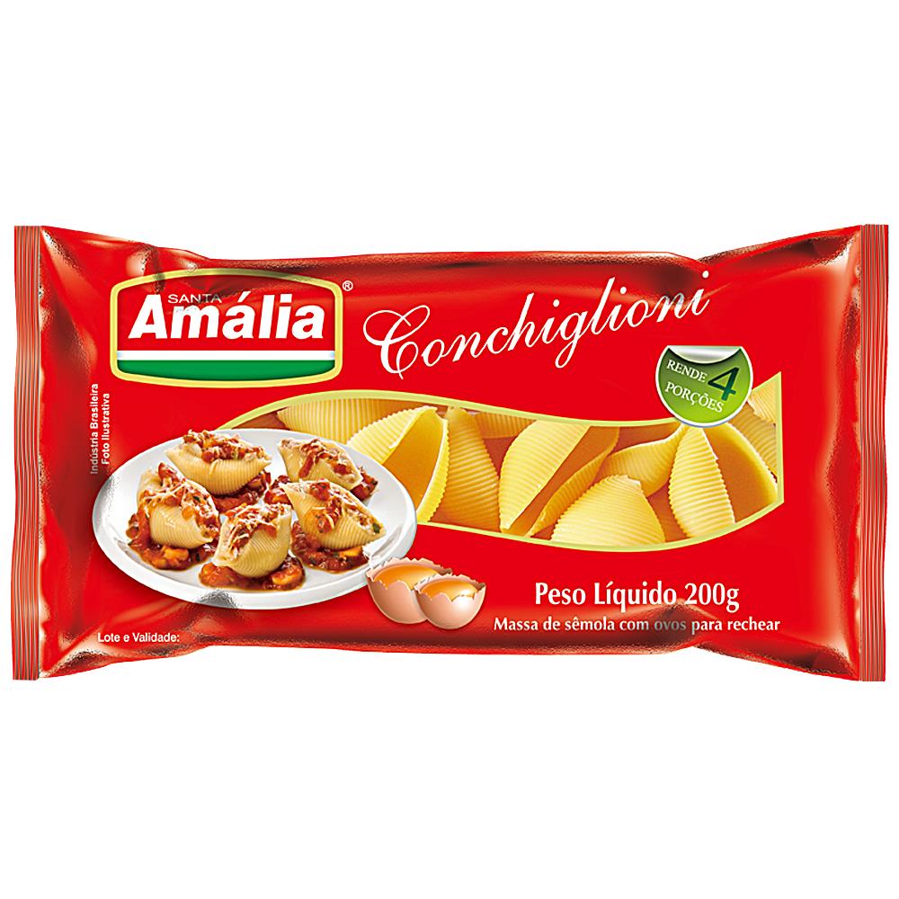 MACARRÃO CONCHIGLIONI OVOS STA AMÁLIA 200GX12