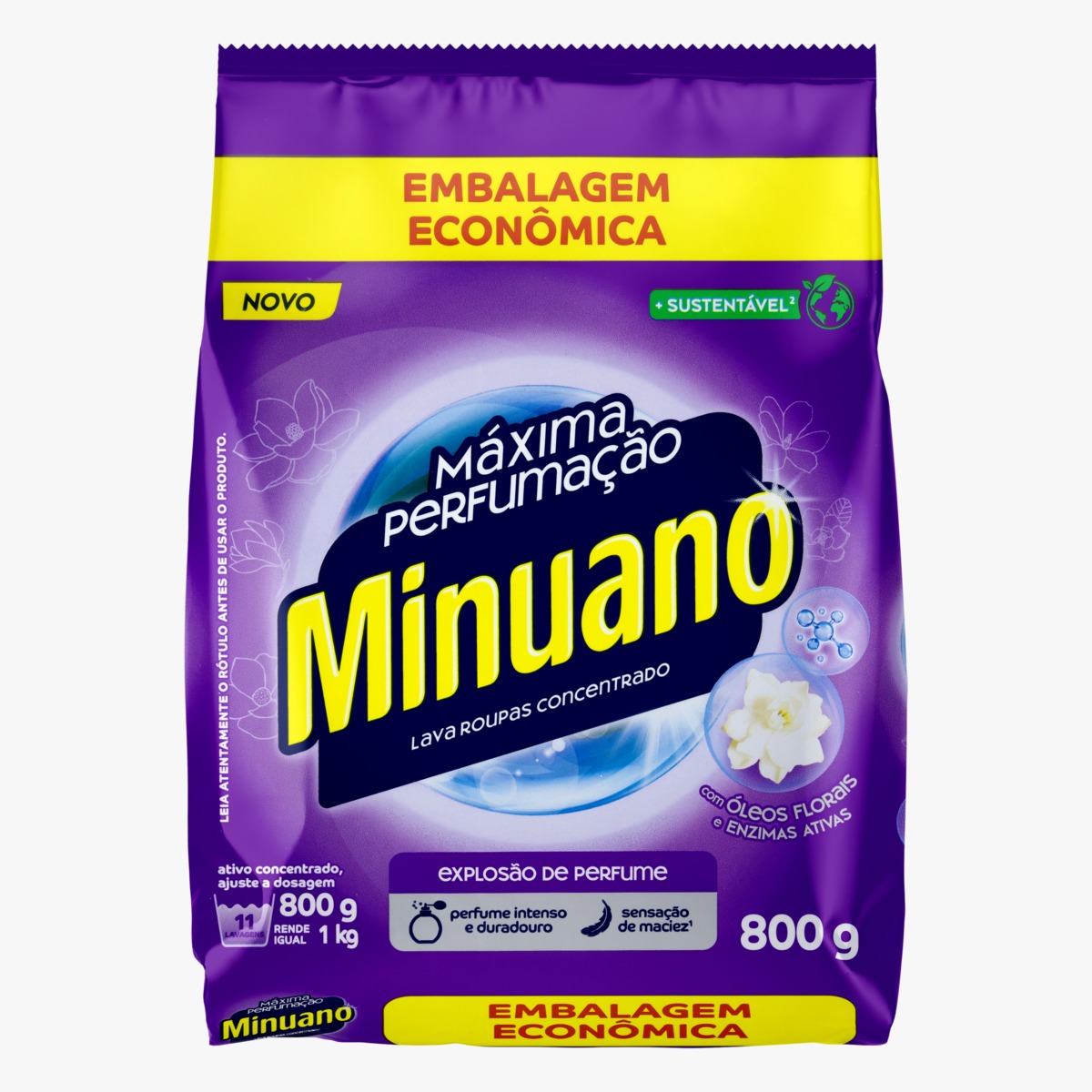 SABAO EM PO MINUANO 800G SACHE ROXO (20)